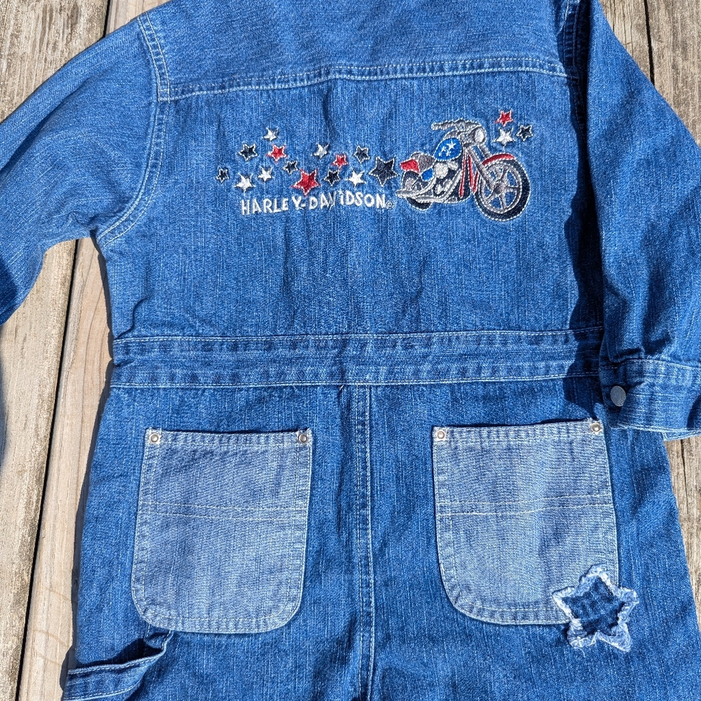 Harley Davidson Denim Coveralls 3T